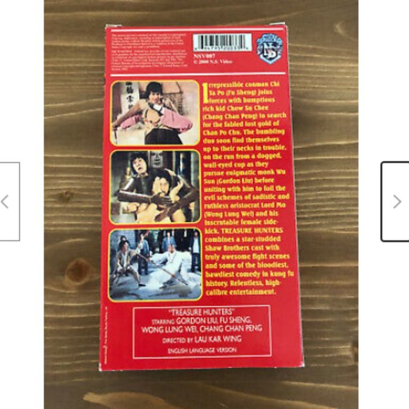 Treasure Hunters VHS Video Tape Collector's Release Gordon Liu Fu Sheng 2000 - Picture 2 of 5